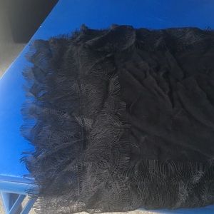 Black lightweight wrap